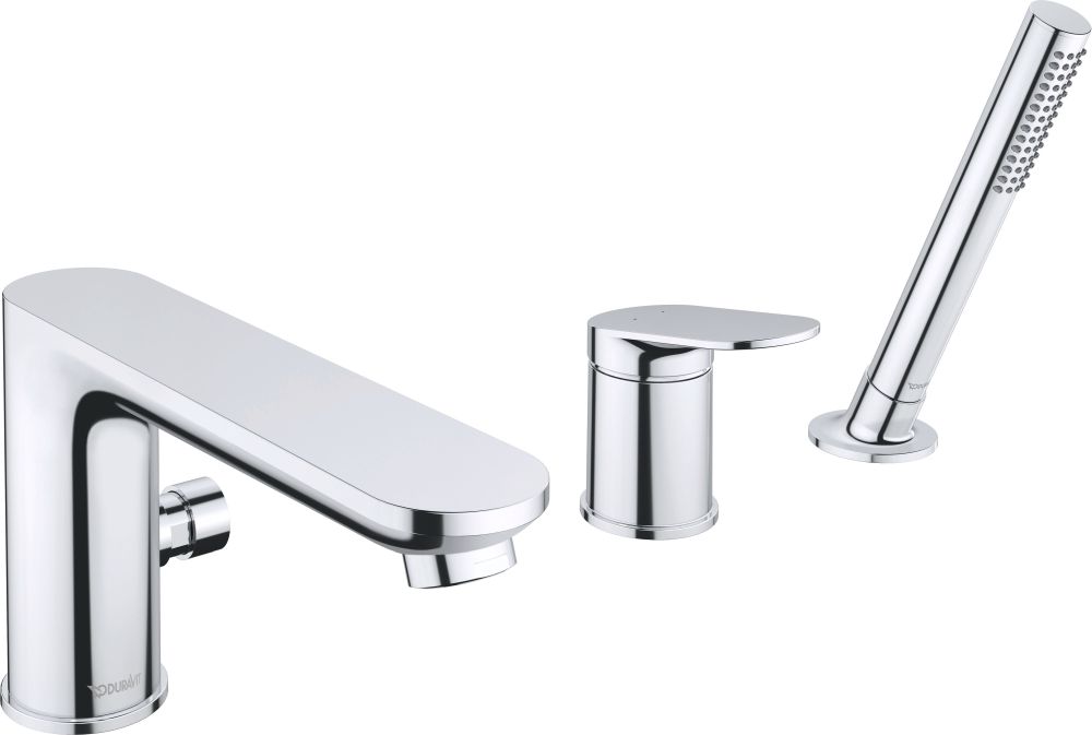 Darmowa Dostawa - Bateria wannowo-prysznicowa nawannowa chrom Duravit Wave WA5260000010