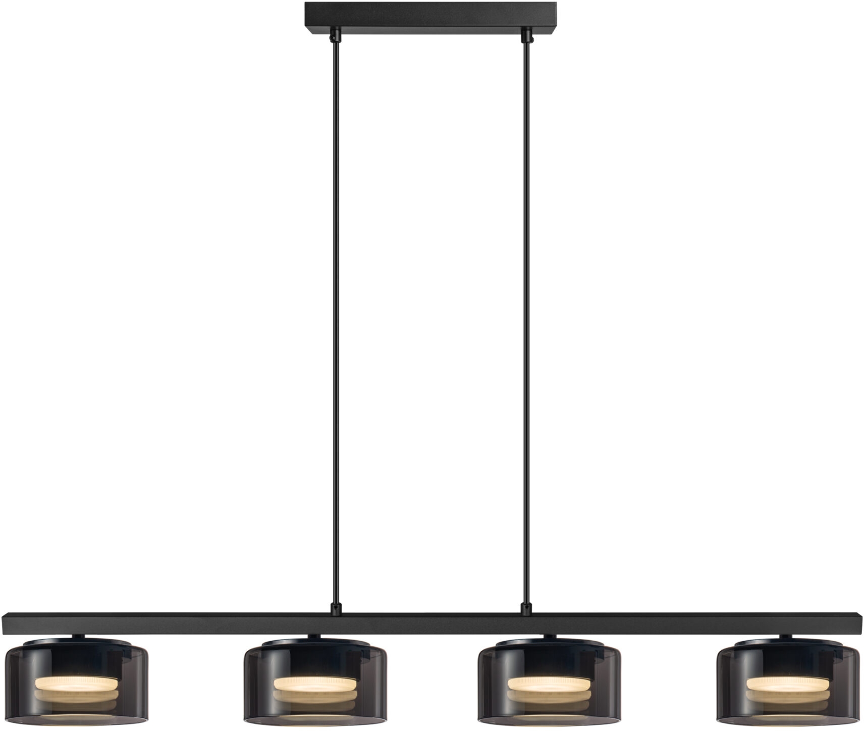 Darmowa Dostawa - Lampa wisząca 4x10 W czarna Goldlux Ofelia 331304