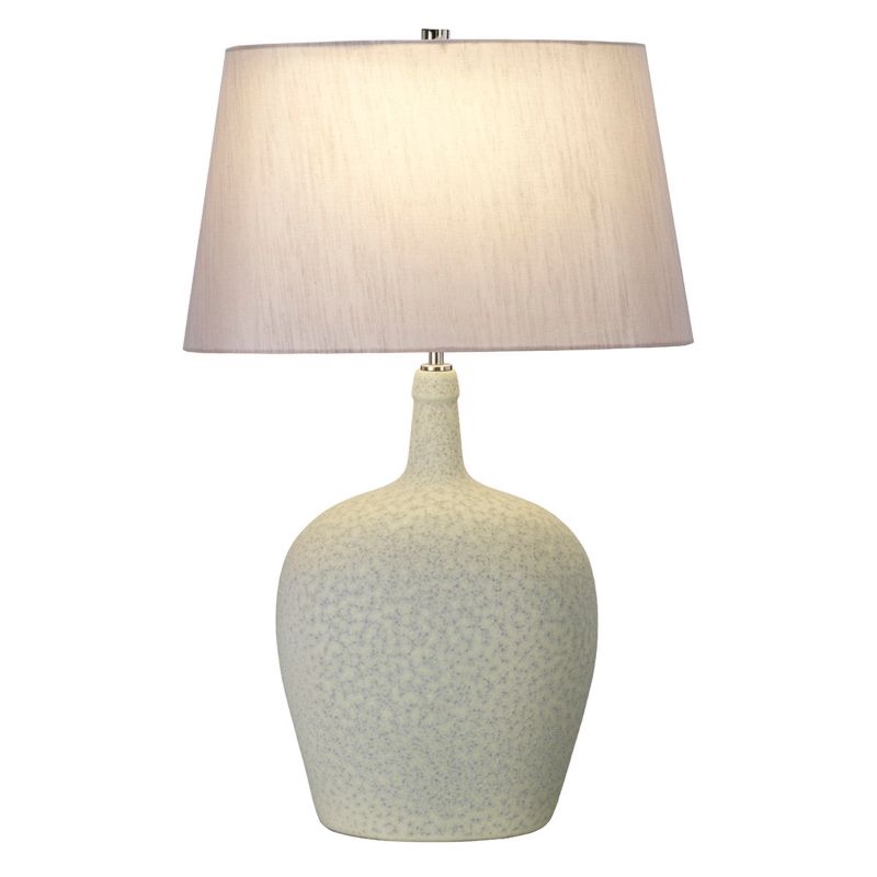 Lampka stołowa Elstead Lambeth kremowo-srebrna 1 x E27 x 60W IP20 wym: 68.5 x 43 x 27.5 cm ceramika - 1 szt.