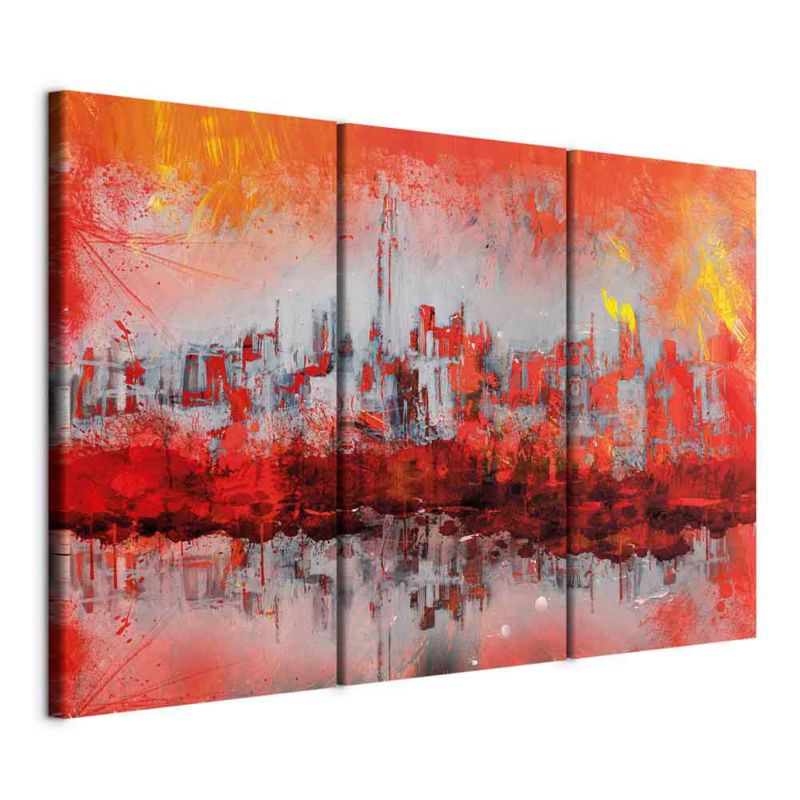 Obraz Artgeist Nowojorski zachód słońca 60 x 40 cm płótno włoskie 1 szt