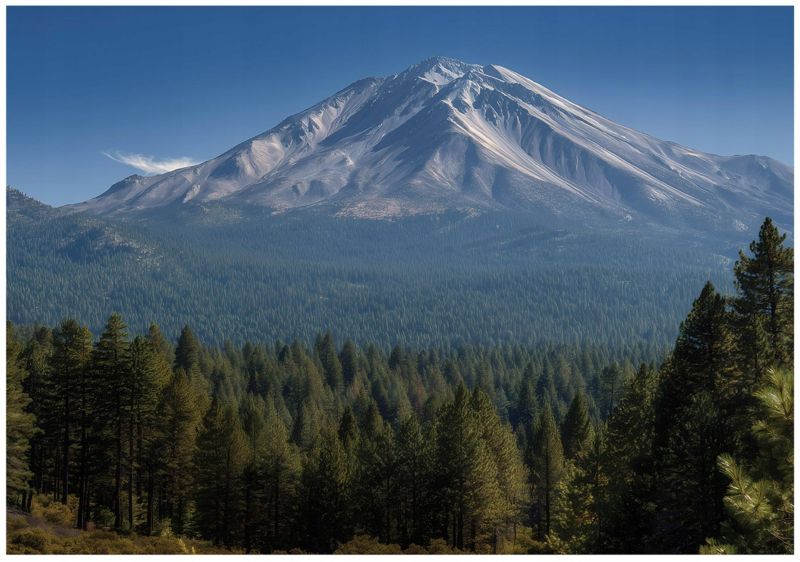 Fototapeta WALLARENA Do Sypialni Salonu Na Flizelinie Góry Las Natura 300x210 cm 1 szt.