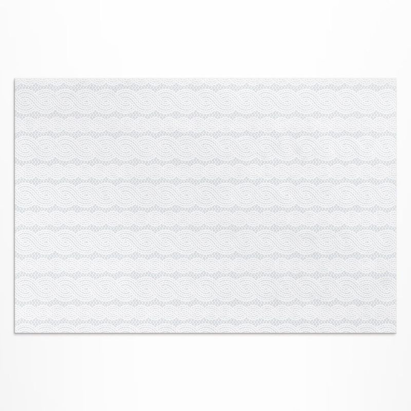 Zewnętrzny Dywan Winylowy Wallfluent 140x210 cm Geometryczny splot swetra przytulny wzór 1 szt.