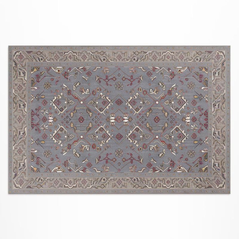 Winylowy Chodnik Zewnętrzny Wallfluent 150x225 cm Vintage wzór w starym perskim stylu 1 szt.