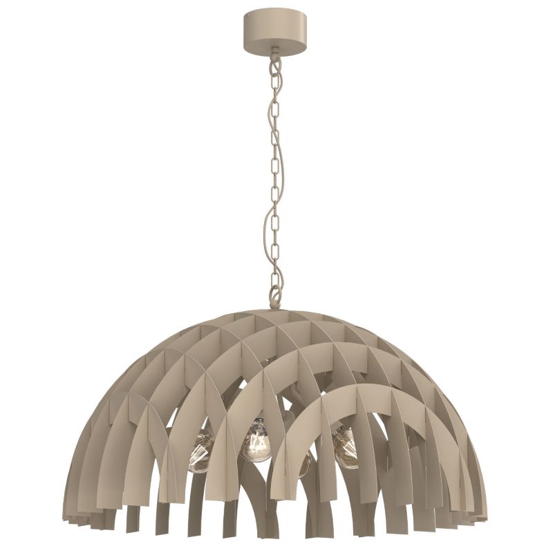 Lampa wisząca Luminex Space beżowa 4xE27x15W IP20 wym:130x77x77cm - 1 szt.