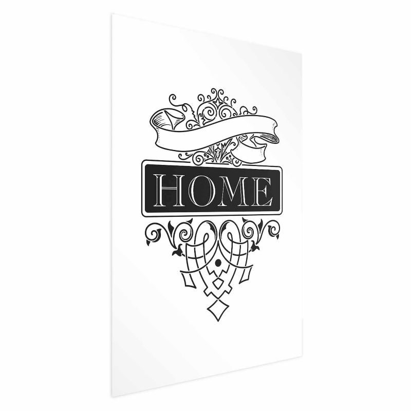 Plakat Artgeist Home 40x60 cm bez ramy 1 szt