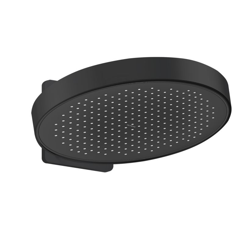 Deszczownica Oltens Regna okrągła, 32 cm, tech. EcoStream, czarny mat 1 szt.