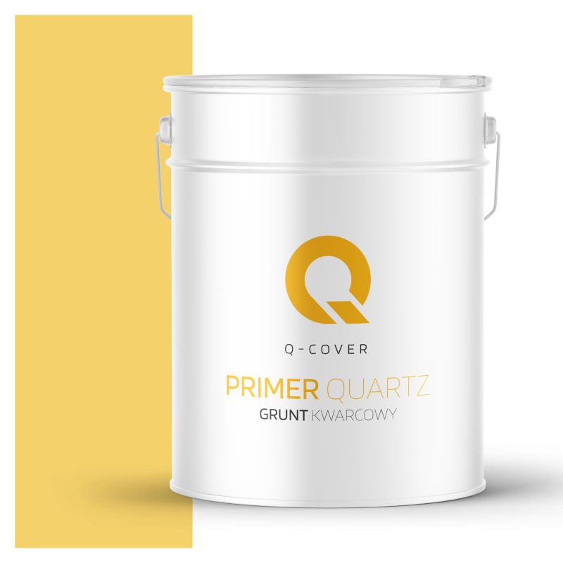 Grunt Kwarcowy pod Tynk Silikonowy Q-Cover Żółty cytrynowy F624 15KG