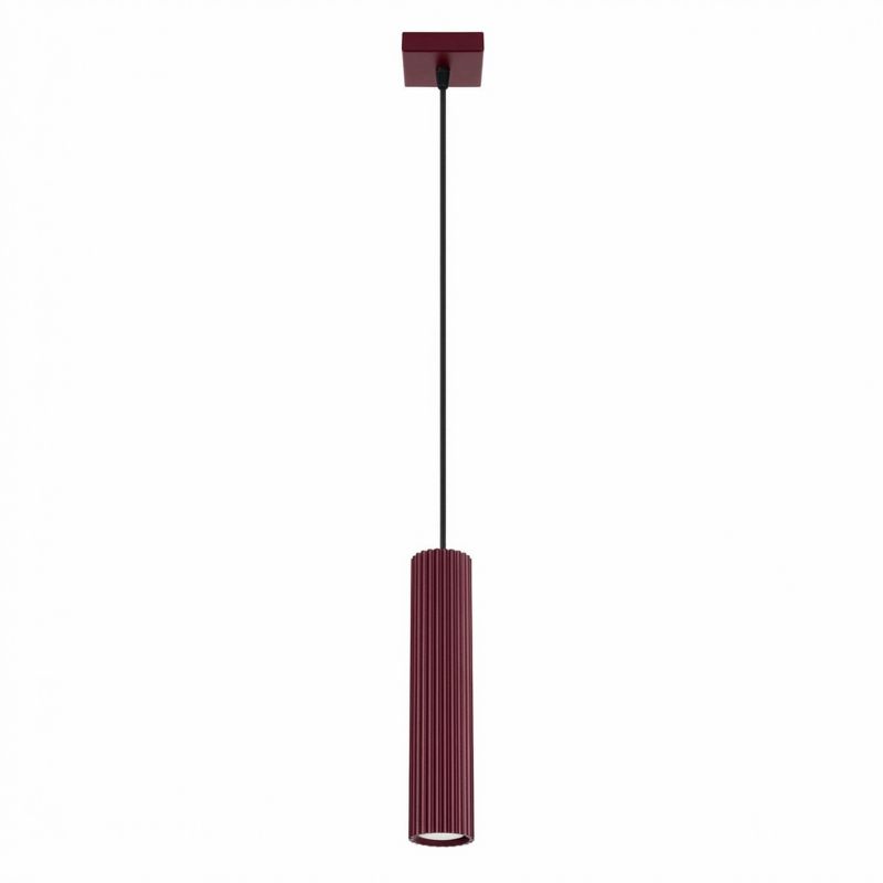 Lampa wisząca KARBON 1 burgund Sollux Lighting 1 szt.