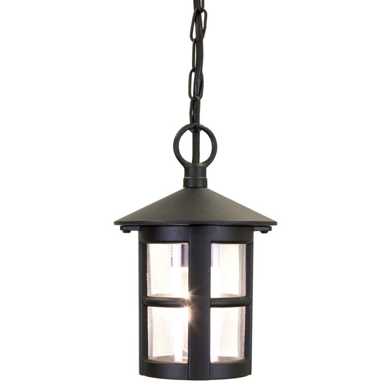 Lampa sufitowa zewnętrzna Elstead Hereford czarna 1 x E27 x 60W IP43 wym: 26 x 15 x 15 cm - 1 szt.