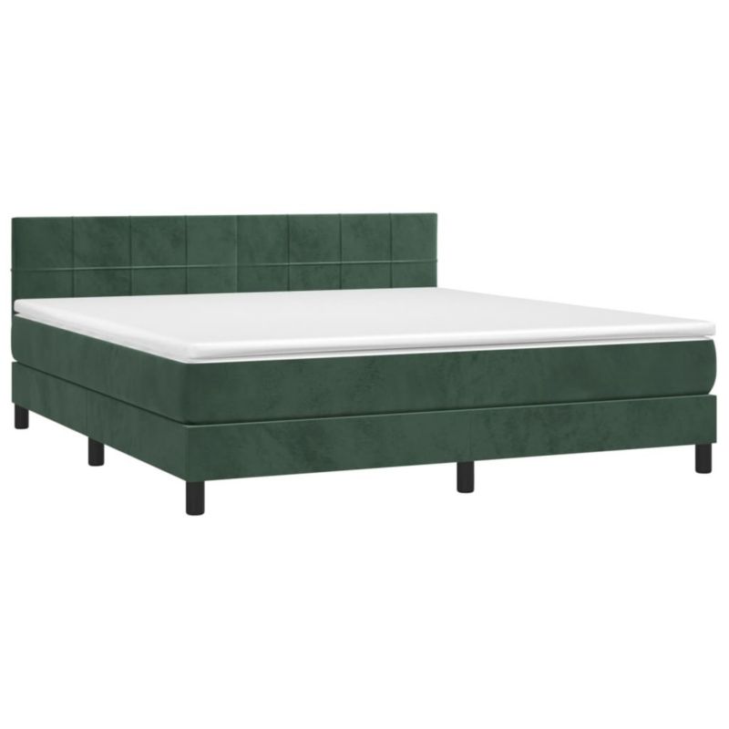 Łóżko kontynentalne WaszeMeble 160x200 cm zielony WM-3134414 1 szt.