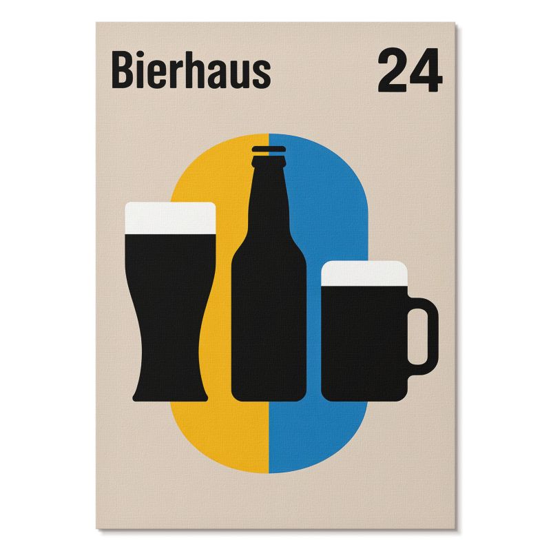 Plakat na Ścianę Tulup 59,4,x84 cm (A1) Bierhaus plakat Do kuchni, sypialni, biura 1 szt.