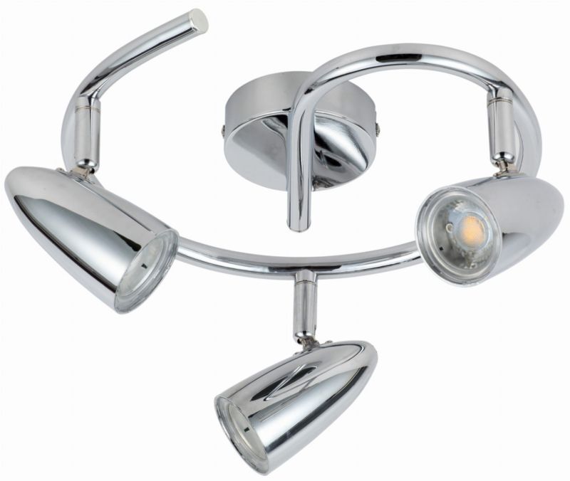 Lampa sufitowa Candellux Liberty chromowana LED 4W 3000K 1050lm wym: 27 x 27 cm - 1 szt.