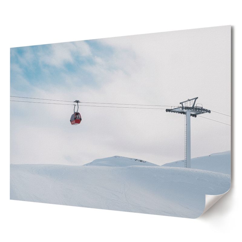 Plakat Wallfluent Format A3 Zimowy pejzaż Artysta Mana 1 szt.