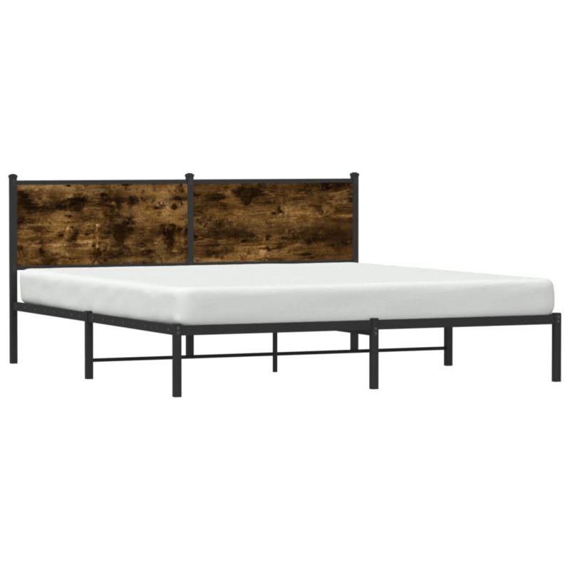 Łóżko metalowe WaszeMeble 160x200 cm dąb WM-4007670 1 szt.