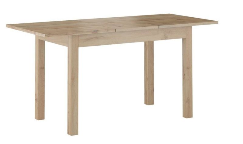 Stół rozkładany do jadalni Wolis INTESI naturalny dąb skandynawski nowoczesny 120-160x70 cm 1 szt.