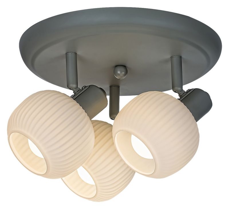 Lampa sufitowa wisząca Rabalux Soraya zielono-biała wym: 15 x 30 x 30 cm 3xE14 x 1 szt.
