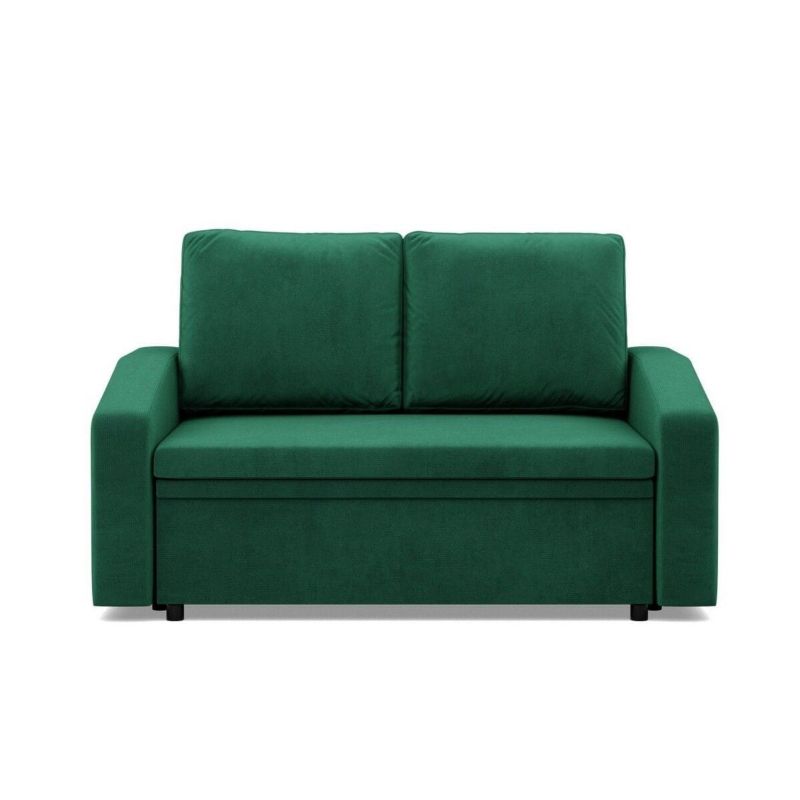 Sofa TYLETEGOTU funkcja spania BLOM velvet butelkowa zieleń 1 szt