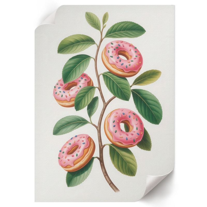 Plakat Na Płótnie ArtPrintCave 21x29,7 cm Pączki gałązka Mono Atelier 1 szt.