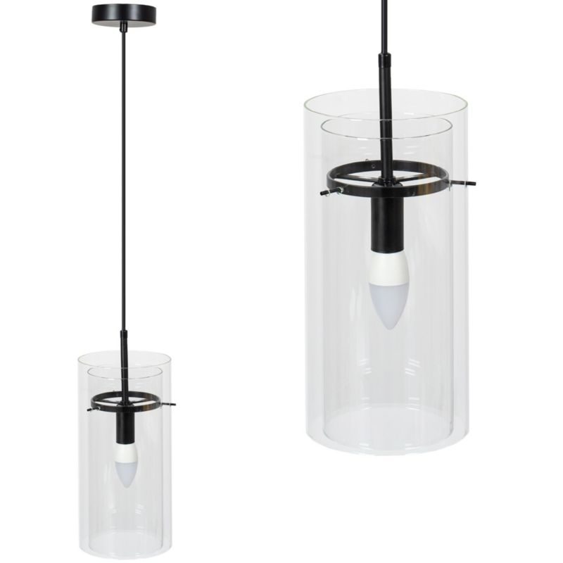Lampa Sufitowa Wisząca Toolight App1211-1Cp Czarny