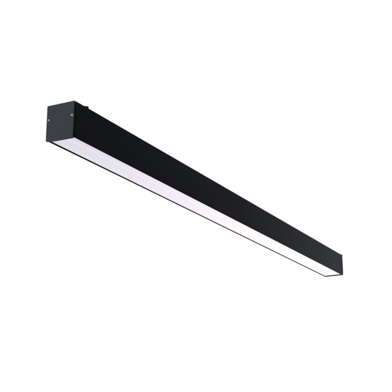 Lampa wisząca Nowodvorski Lighting Office biało-czarna wym: 7 x 6 x 151 cm wbudowany LED 40W 3000K 4540lm 1 szt.