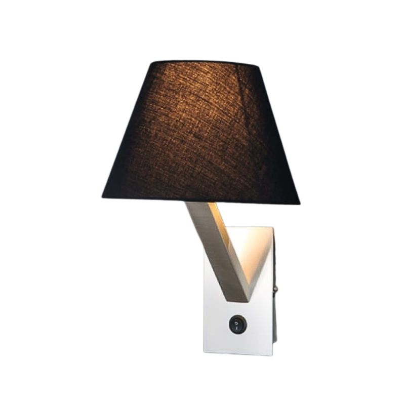 Kinkiet ścienny Maxlight Orlando czarny-satyna 1 x E27 x 40W IP20 wym: 30 x 22 x 22 cm - 1 szt.