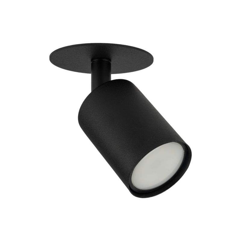 Spot TK-Lighting Nex czarny regulowany Gu10 Podtynkowy - 1 szt.