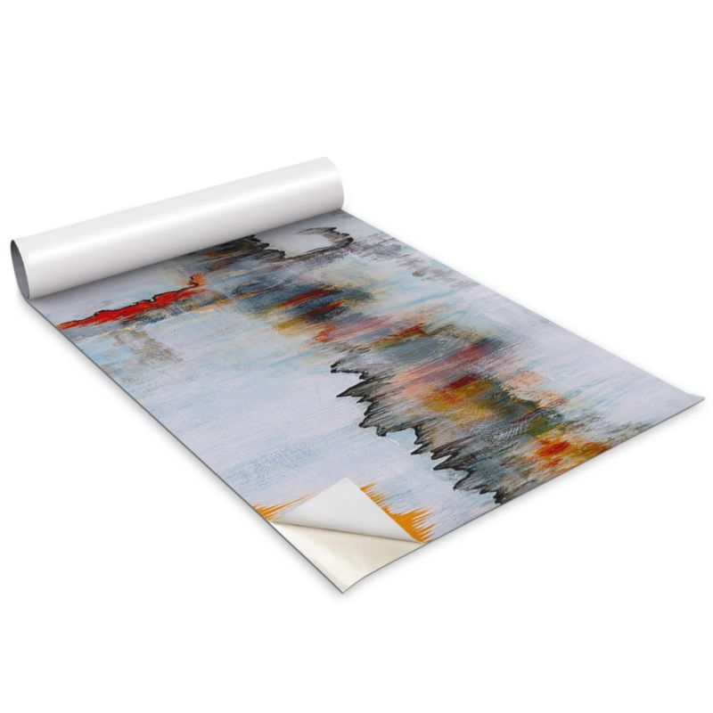 Okleina Meblowa Wallfluent 100x50 cm Malowana stara ściana Folia Na Meble I Szafki 1 rol.