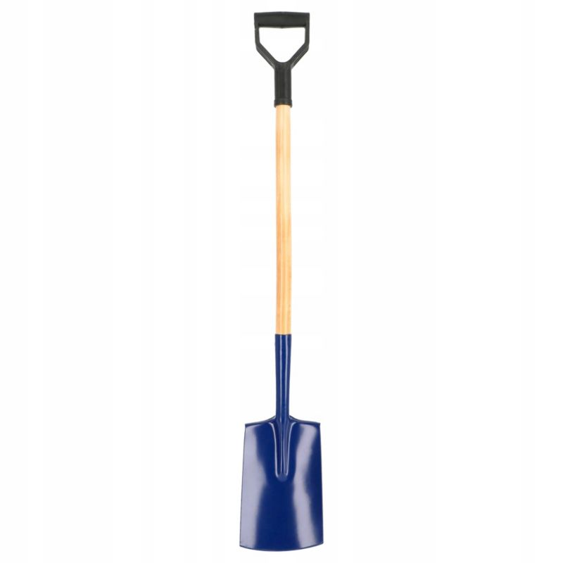 Łopata KADAX Szpadel Prosty 122cm metalowy Ogrodowy Drewniany Trzonek 1szt.