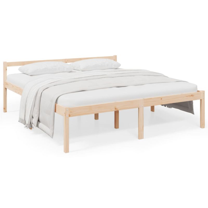 Rama łóżka WaszeMeble 200x200 cm Brązowy sosna WM-810634 1 szt.