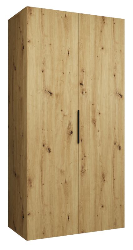 Szafa uchylna otwierana MARBELLA 1 100 wys 202 cm Artisan + Czarny 1 szt