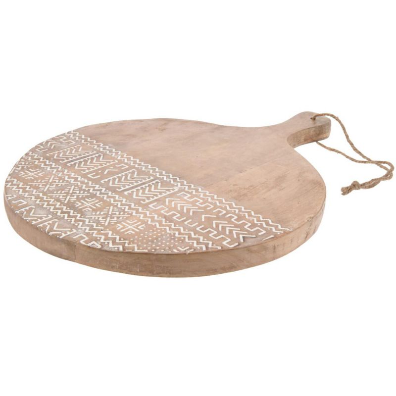 Deska do serwowania Etnic Excellent Houseware drewno mango wzór etno 40x30x2 cm 1 szt.