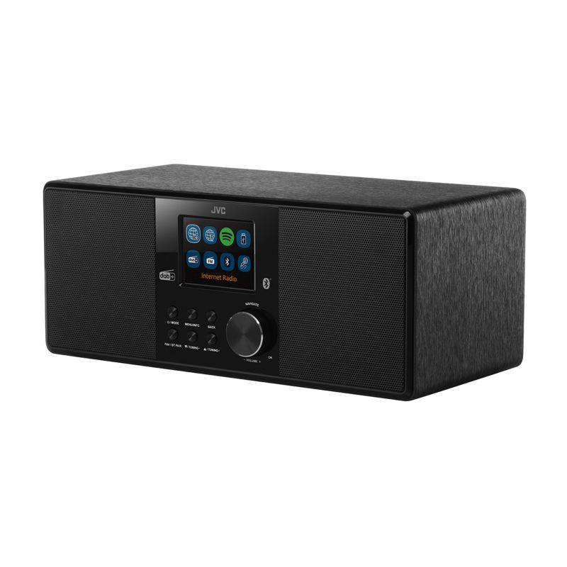 Radio internetowe JVC RA-E981B DAB+ FM Wi-Fi Bluetooth czarne 1 szt.