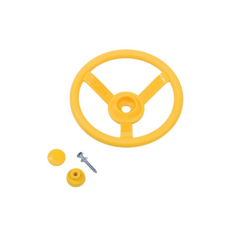 Kierownica Allforbaby na plac zabaw 33cm żółta 1szt