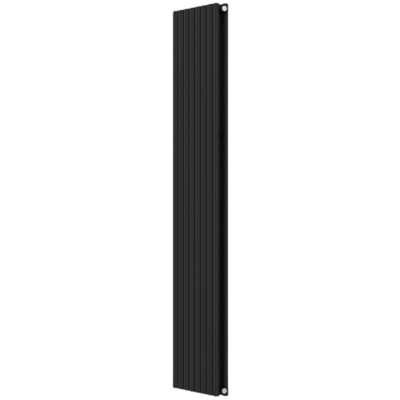 Grzejnik dekoracyjny Invena Duo 2000x480 mm pionowy z zestawem montażowym czarny 1 szt