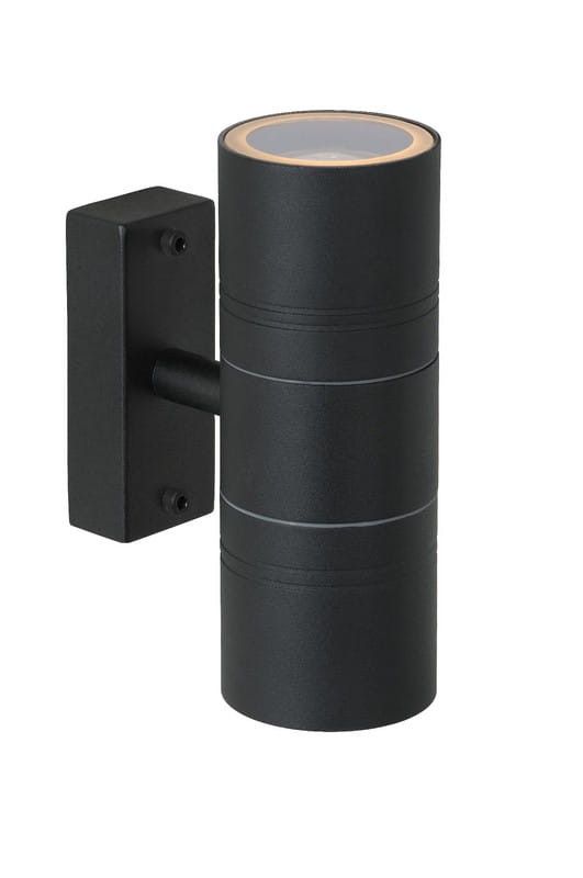 Kinkiet ścienny zewnętrzny Lucide Arne-Led czarny 2 x GU10 x 5W IP44 wym: 17 x 6,3 x 12 cm - 1 szt.