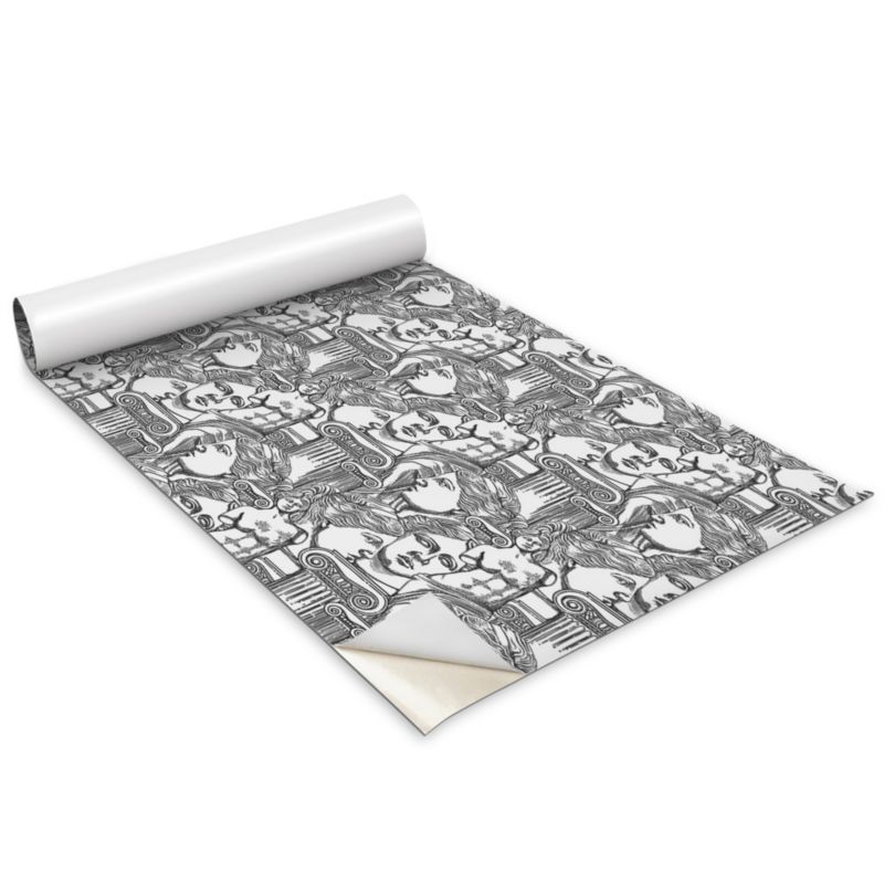 Okleina Meblowa Wallfluent 100x50 cm Starożytny motyw Folia Na Meble I Szafki 1 rol.