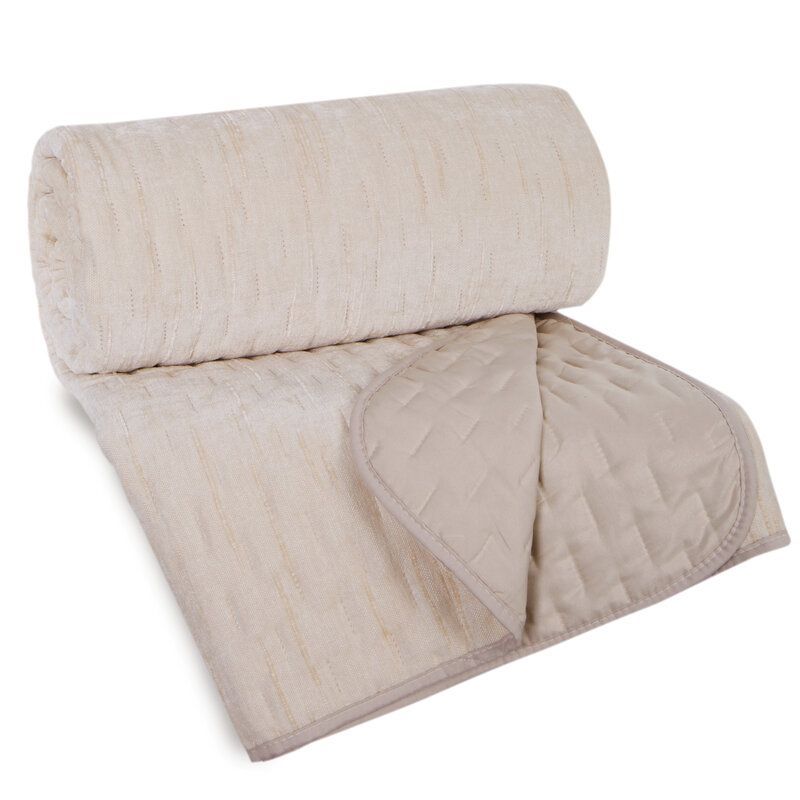 Narzuta dekoracyjna Eurofirany 170x210 cm kremowa Chelen 1 szt.