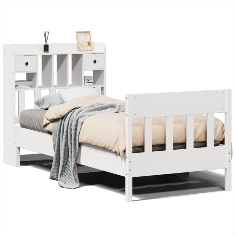 Rama łóżka WaszeMeble 80x200 cm Biały sosna WM-3323285 1 szt.