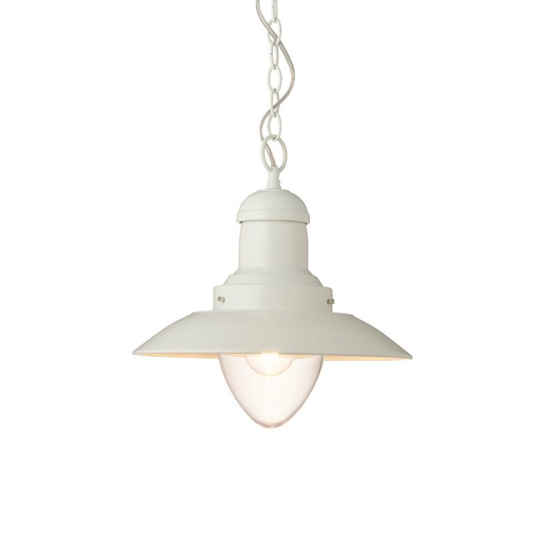 Lampa wisząca Endon POLPERRO kremowa 1xE27x20W IP20 wym:151,5x33x33cm - 1 szt.