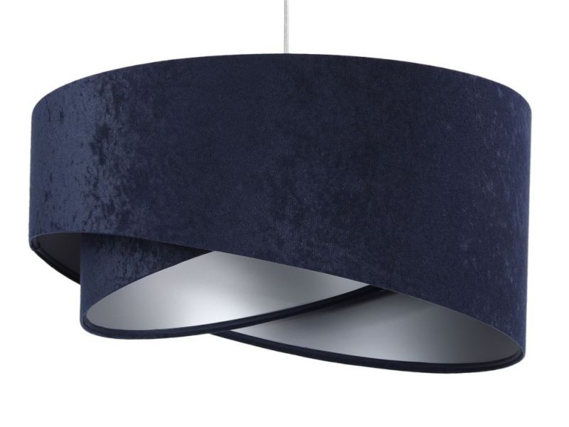 Lampa Bps Koncept wisząca GEMSTONE granatowa/srebrna 1 szt