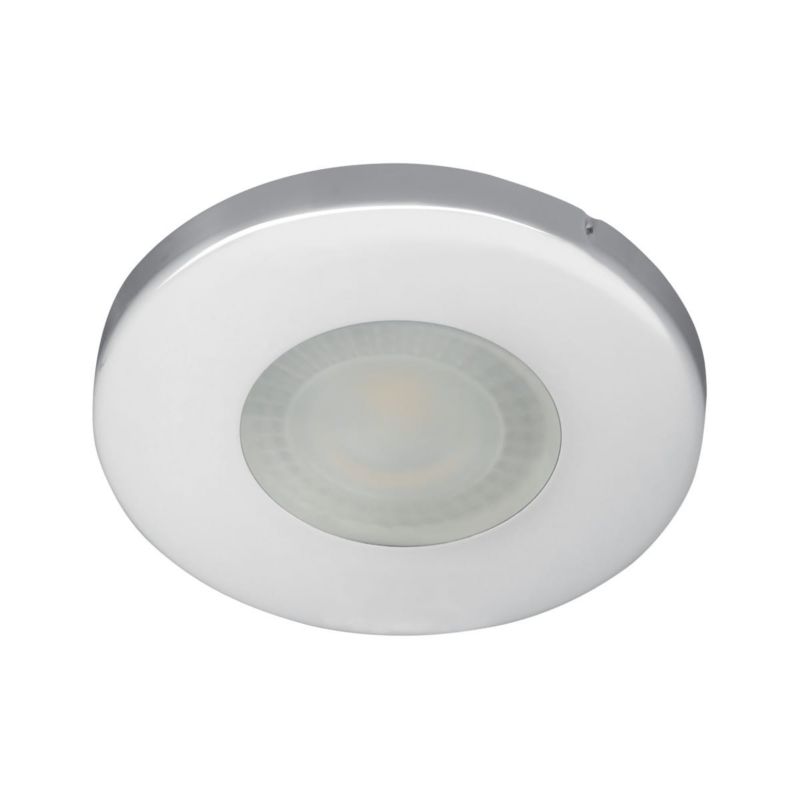 Oprawa sufitowa wpuszczana Kanlux Marin łazienkowa chromowana 1 x GX5.3 x 35W IP44 wym: 9 x 9 cm okrągła - 1 szt.