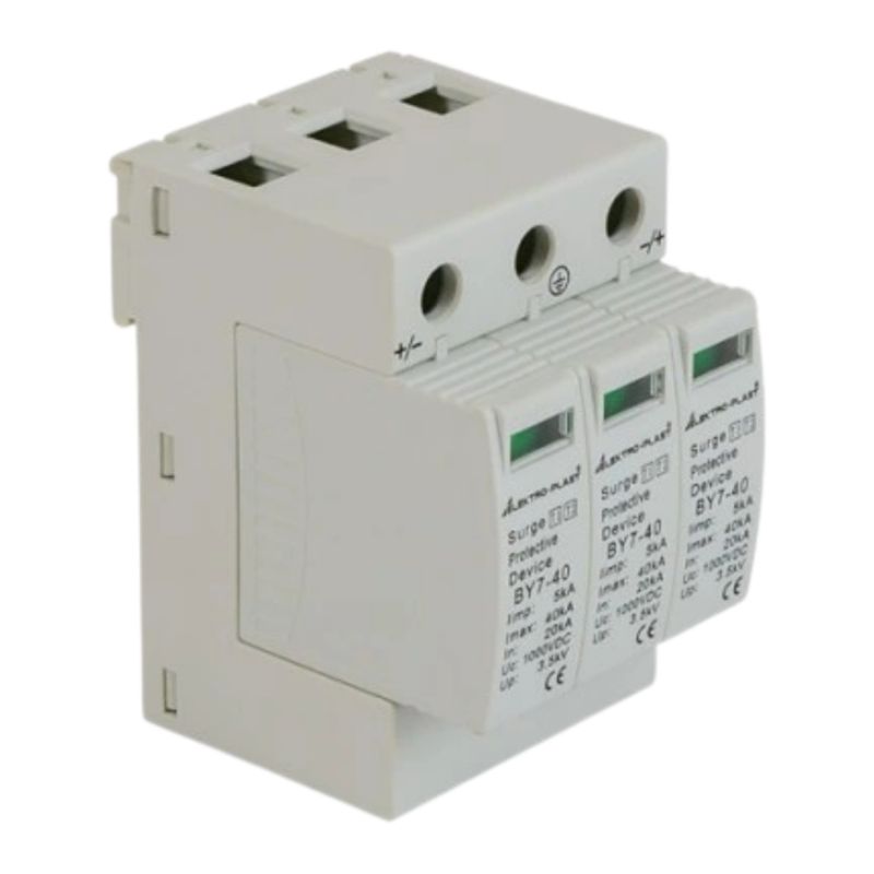 Ogranicznik Przepięć PV Elektro-Plast 3P T1+T2 DC BY7-40 1000VDC 87.740 1 Szt