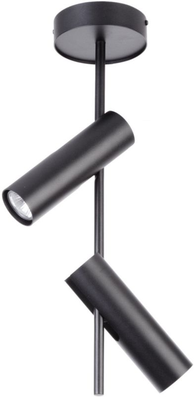 Oprawa sufitowa spot Sigma Lighting Leda czarny 2 x GU10 x 25W IP20 wym: 55 x 28 x 13,5 cm - 1 szt.