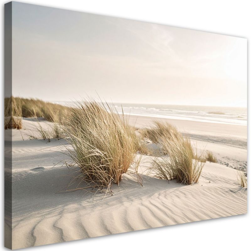 Obraz do salonu sypialni jadalni Feeby Plaża morze wydmy natura rośliny 60x40cm 1szt