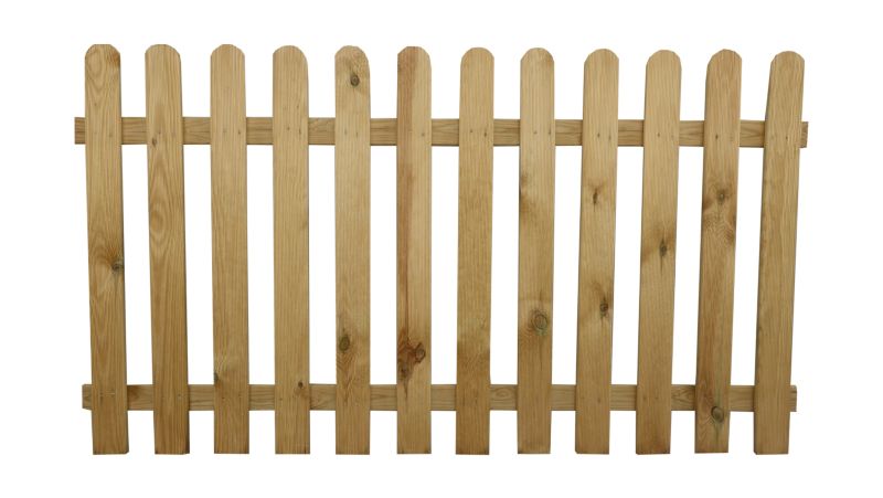 Płot sztachetowy gładki Roma 180/120 cm 1szt.