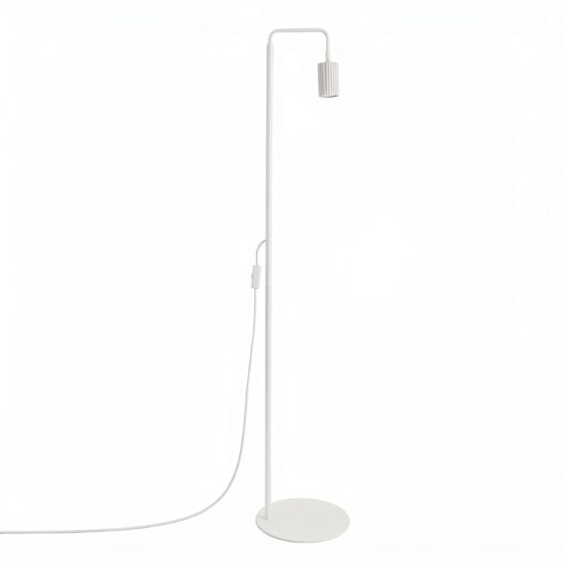 Lampa podłogowa KARBON 1 biała Sollux Lighting 1 szt.