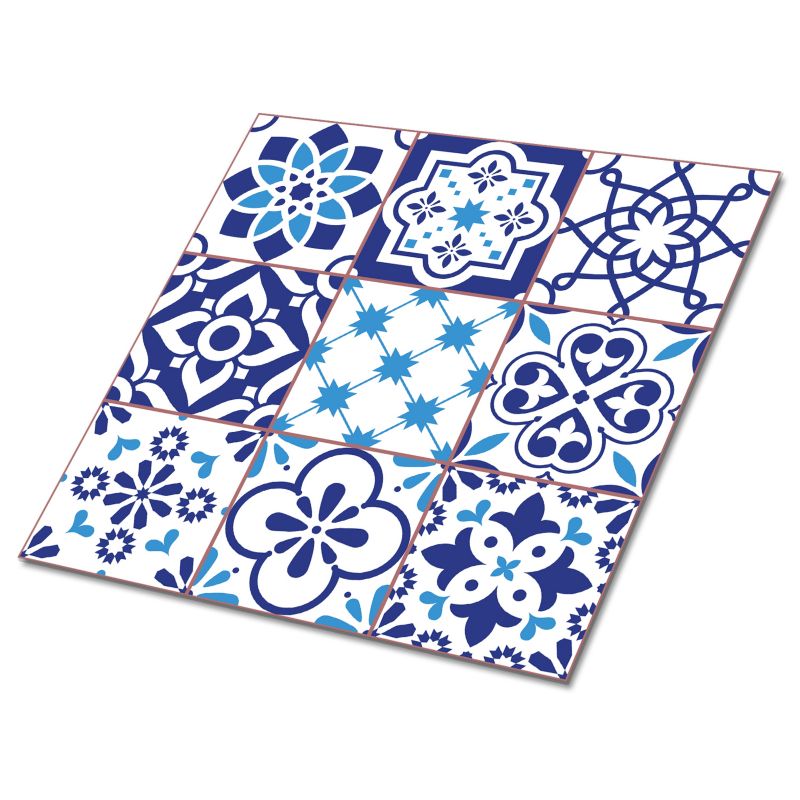 Kafelki samoprzylepne Tulup 30x30 cm Wzór azulejo. 9 szt.