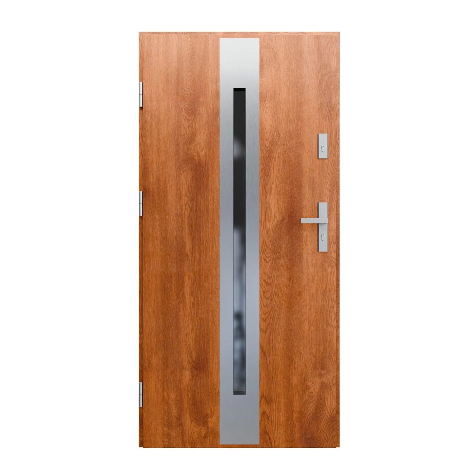 Didors Drzwi zewnętrzne stalowe Aeris Inox złoty dąb 100L