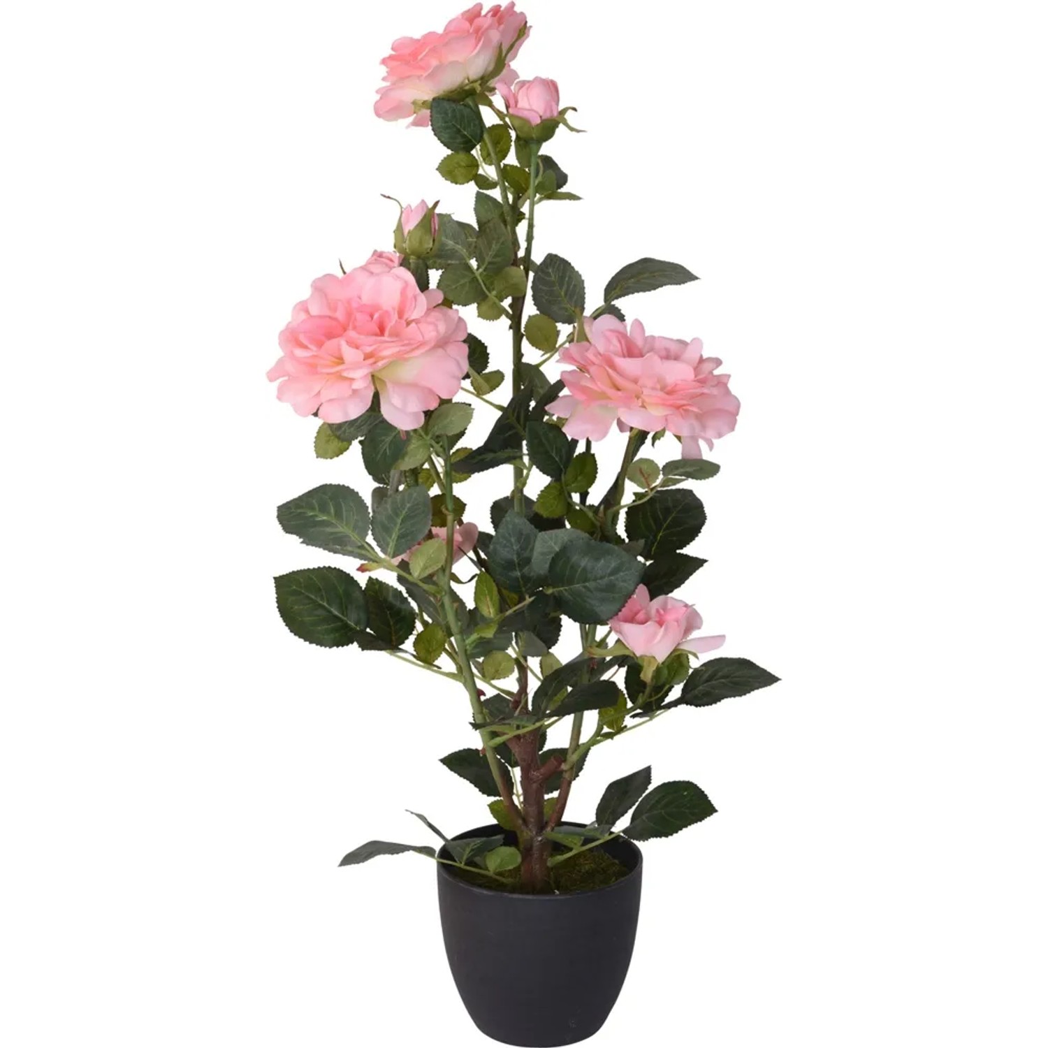 Róża w doniczce sztuczna mix wys.70cm