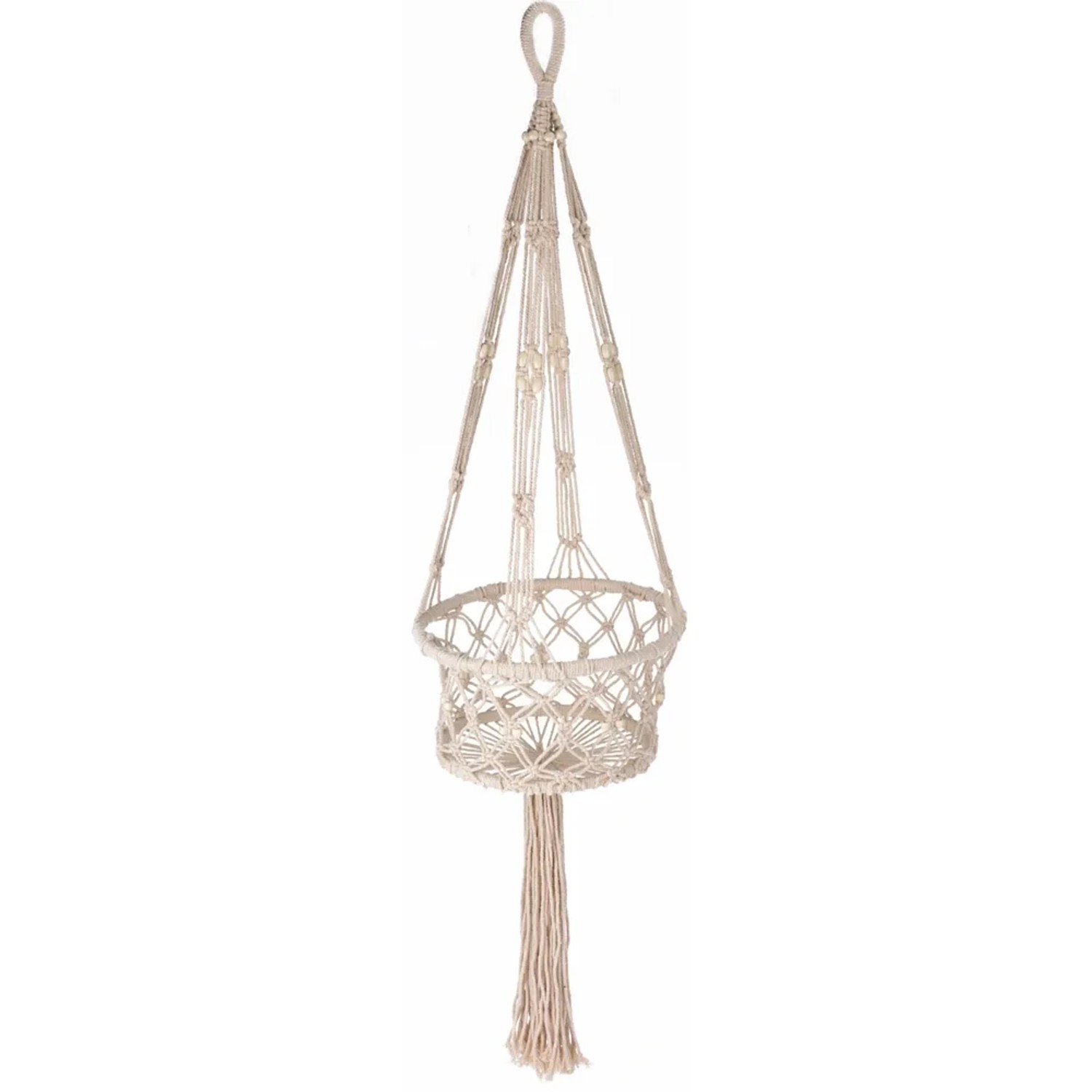 Kwietnik wiszący natural cotton - 30 x 100 cm